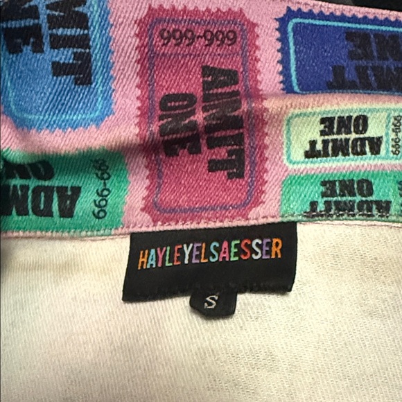 Admit One 🎟️ Ticket Jean Jacket - Picture 5 of 6